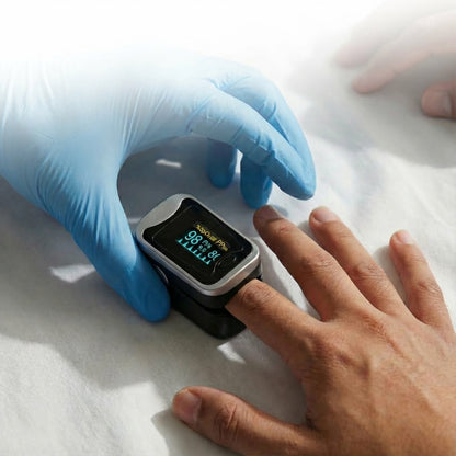 Oxímetro de Pulso – Monitor de Oxígeno y Ritmo Cardíaco